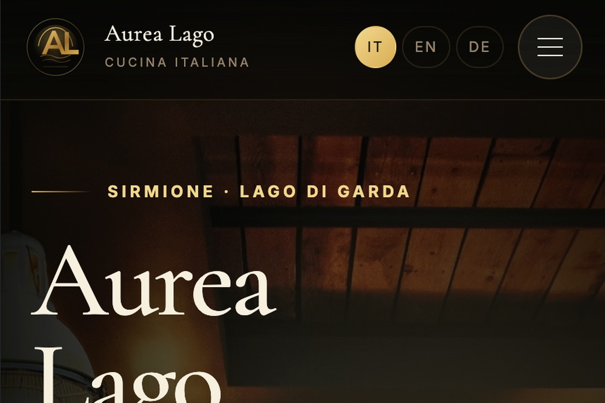 Anteprima del sito demo Custom Aurea Lago